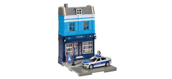 Herpa City - Police Station with Policecar BMW M5