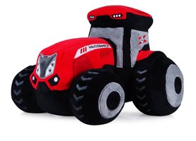Plyšový traktor MC CORMICK X8 červený