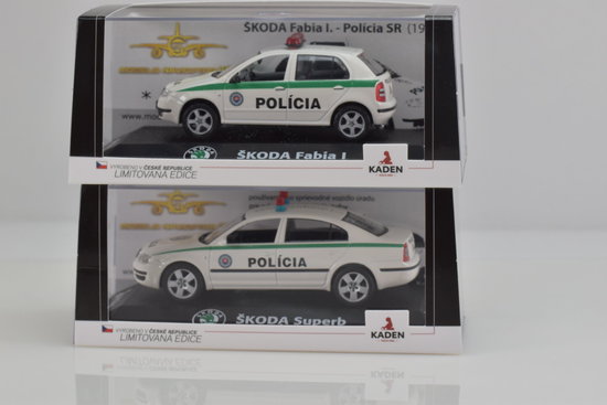 Bundle Policie Slovenské republiky č. 070 - Škoda Fabia I (1999), Škoda Superb (2002)