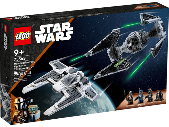 LEGO STAR WARS - Mandalorian Fang Fighter vs. TIE Interceptor