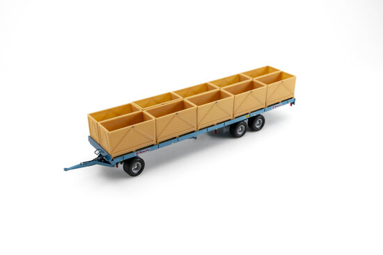 Maupu Palox 1180/200 Flatbed Trailer + 10palox