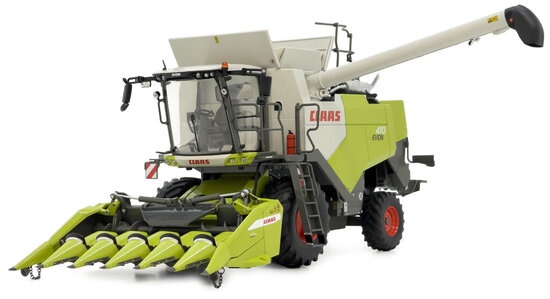 Claas Evion 410 with ROVIO 4.675FC