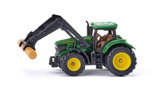 John Deere with log grabber