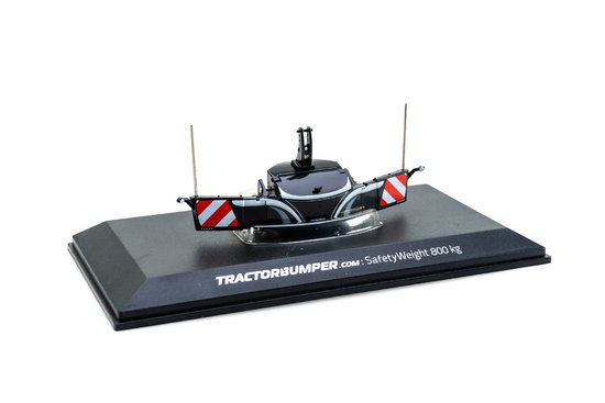Tractor bumper, Safetyweight 800 kg, Black
