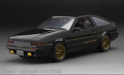 Toyota Sprinter Trueno (AE86), schwarz