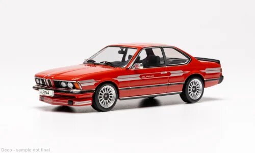 BMW Alpina B7 Turbo (E24), rot/Dekor, 1977