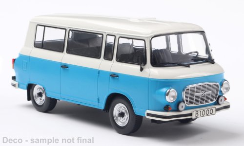 Barkas B 1000 Bus light blue/white, 1970