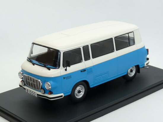 Barkas B 1000 Bus light blue/white, 1970