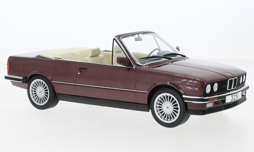 BMW 325i (E30) Convertible, metallic-dark red, 1985