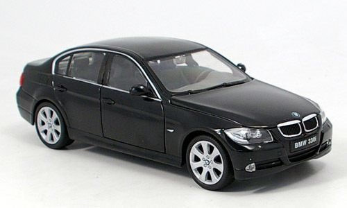 BMW 330i (E90), schwarz, 2005