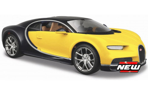 Bugatti Chiron, yellow/black, 2018