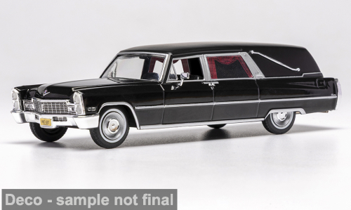 Cadillac de Ville S&S Hearse, čierna