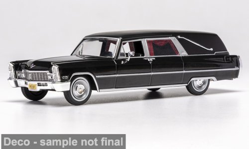 Cadillac de Ville S&S Hearse, čierna