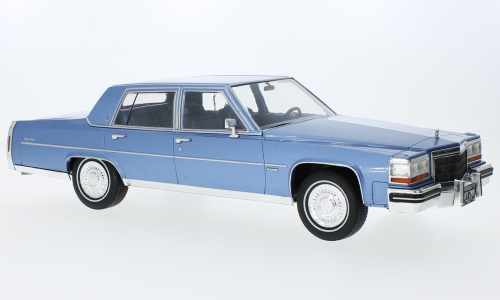 Cadillac Fleetwood Brougham, světle modrá metalíza, 1982