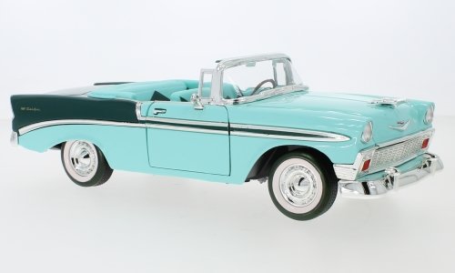 Chevrolet Bel Air Convertible, turquoise/dark green, 1956