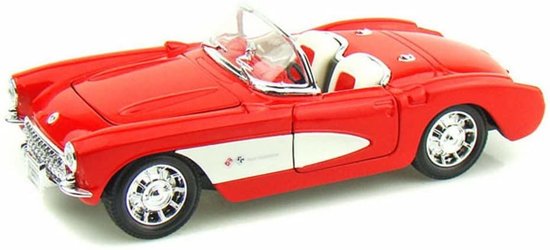 Chevrolet Corvette, red/white, 1957