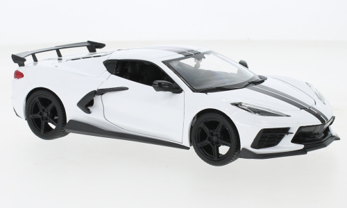 Chevrolet Corvette Stingray (C8), weiss, 2020