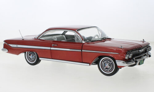 Chevrolet Impala sport coupe, metalíza-tmavě červená, 1961