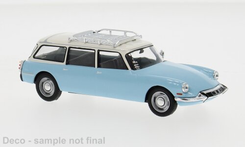 Citroen ID 19 Break, svetlomodrá/biela, 1960