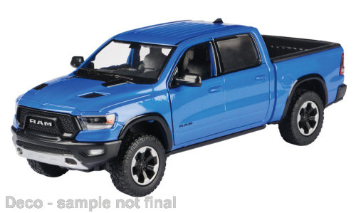 Dodge RAM 1500 Crew Cab Rebel, Modrá, 2019