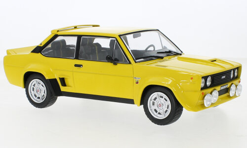 Fiat 131 Abarth, yellow, 1980