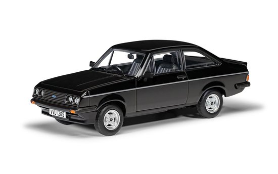 Ford Escort MK II RS 2000, schwarz, RHD