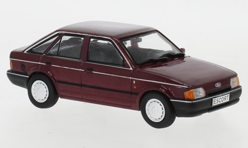 Ford Escort MK IV, metalická-červená, 1988