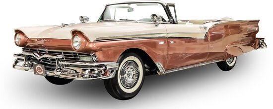 FORD FAIRLANE 500 SKYLINER CABRIOLET OPEN 1957