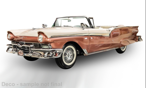 Ford Fairlane 500 Skyliner green/beige 1957