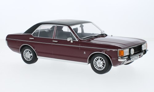 Ford Granada MK I, Metalická tmavo-červená/matná čierna, 1975
