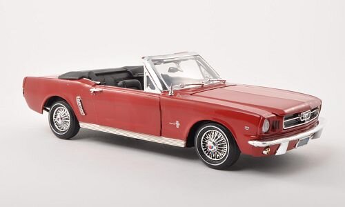 Ford Mustang Convertible, červená, 1964