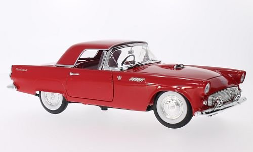 Ford Thunderbird, červený, 1955