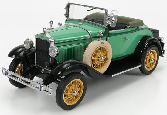 FORD USA - MODEL A ROADSTER OPEN 1931 - ZELENÁ ČIERNA