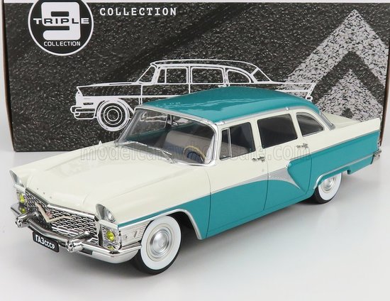 GAZ 13 SEAGULL CHAIKA 1959 TÜRKIS / WEISS