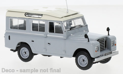 Land Rover Series II 109 station wagon, gray, 1958