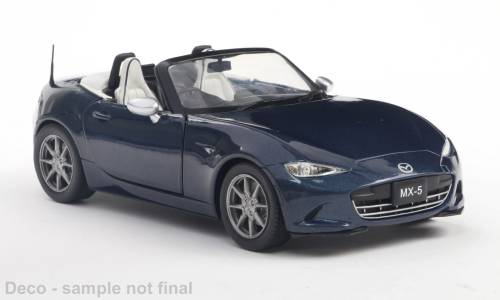 Mazda MX-5 ダークブルー 1/18スケール Mazda MX-5, dark blue, 2019 | Modelsnavigator.com