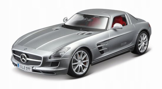 MERCEDES BENZ - SLS COUPE 6.3 AMG (C197) silver, 2012