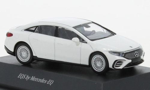 Mercedes EQS, white, 2021