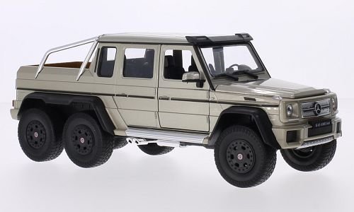 Mercedes G63 AMG 6x6, metalická-béžová