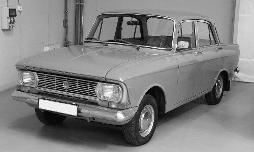 Moskwitsch 412, žltá, 1971