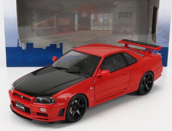 NISSAN - SKYLINE GT-R (R34) 1999 - RED BLACK