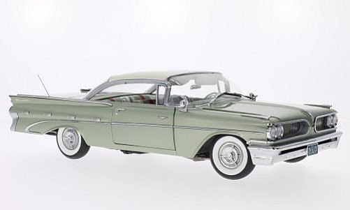 Pontiac Bonneville Hard Top, metallic green/light beige, 1959