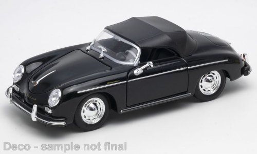 Porsche 356 A Speedster, čierna
