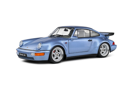 PORSCHE 911 (964) TURBO, BLAU METALLIC, 1990