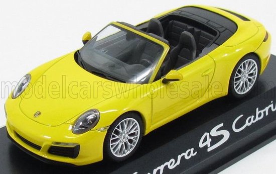 PORSCHE - 911 991 4S CABRIOLET 2015 - YELLOW