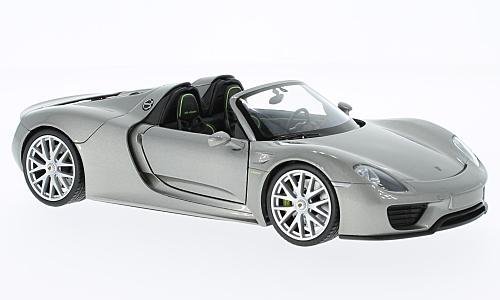 Porsche 918 Spyder Strieborný, Otvorený