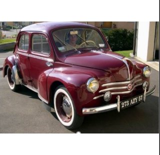 RENAULT 4CV Rouge Red ,1956,