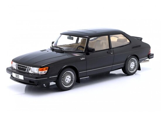 Saab 900 Turbo, black, 1981
