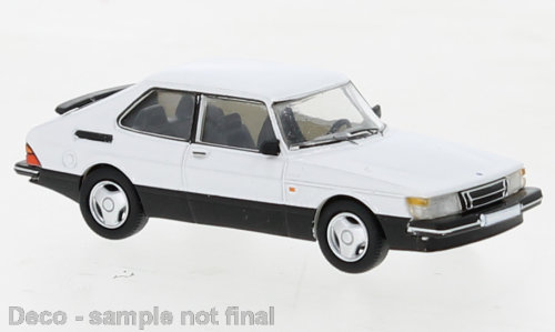 Saab 900 Turbo, white, 1986