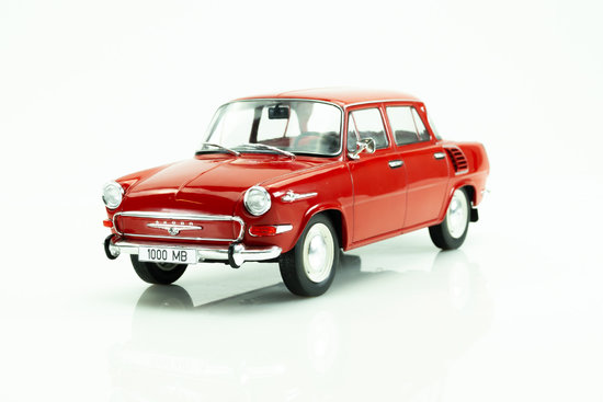 Škoda 1000 MB, červená, 1964